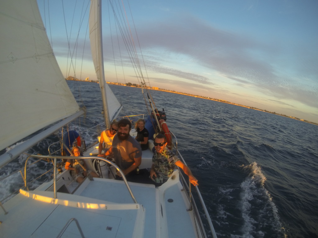group sailing